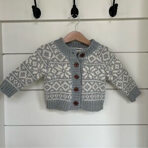 Blueberry Hill Blue Scandinavian Cardigan